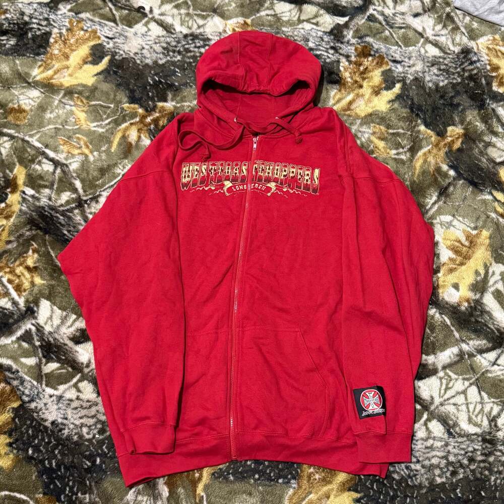 Vintage Y2K West Coast Choppers Long Beach Hoodie NWT